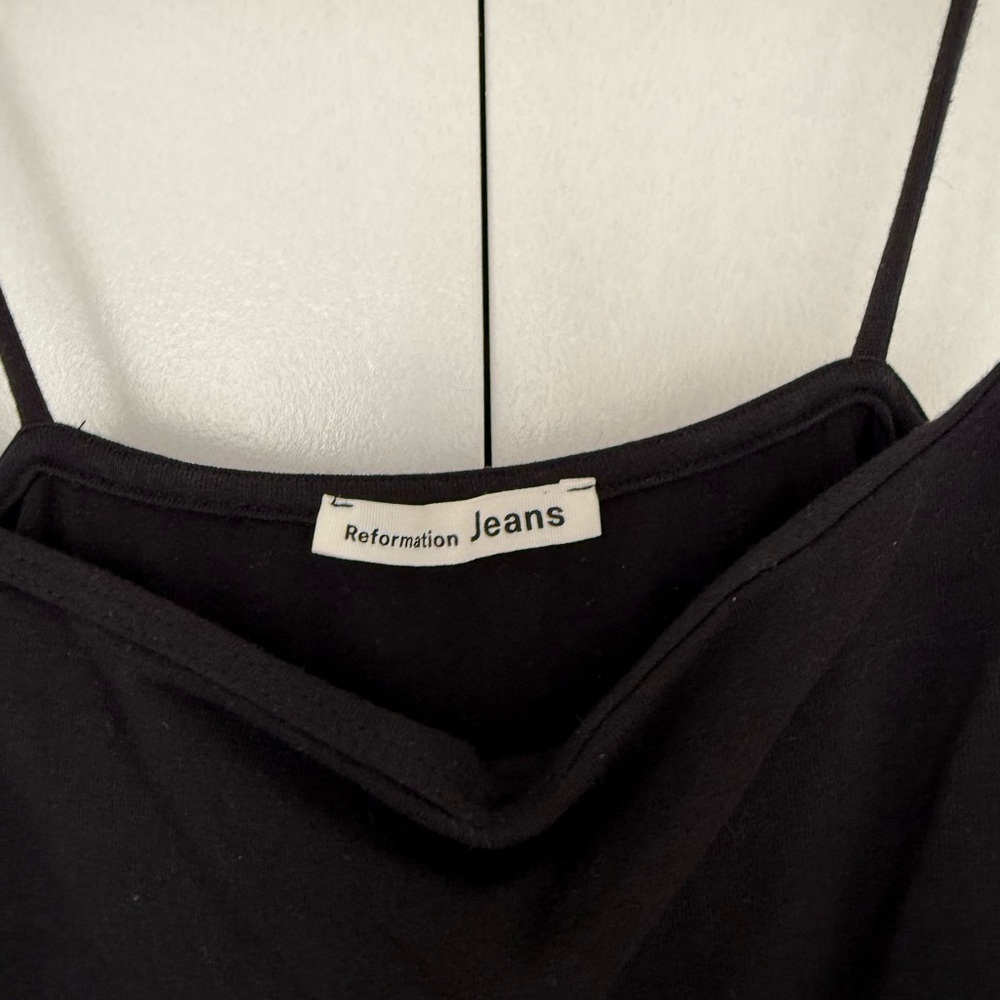 Reformation Black Elise Dress - Picture 3 of 5